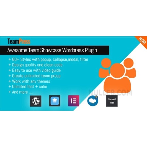 TeamPress - Team Showcase plugin at $3.49 only - WPSHOP