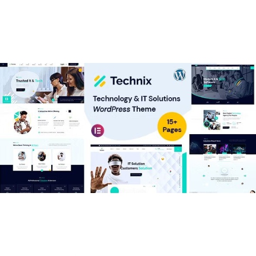 Technix - Technology & IT Solutions WordPress Theme at $3.49 only - WPSHOP