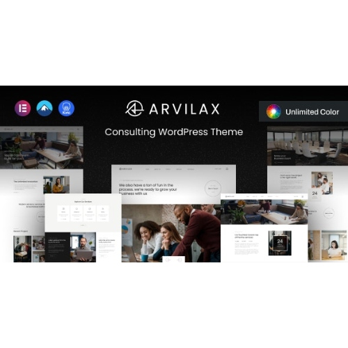 Arvilax - Business Consulting WordPress Theme at $3.49 only - WPSHOP