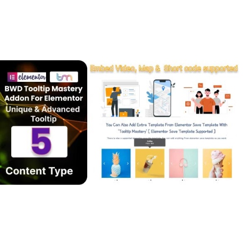 BWD Tooltip Master Addon For Elementor at $3.49 only - WPSHOP