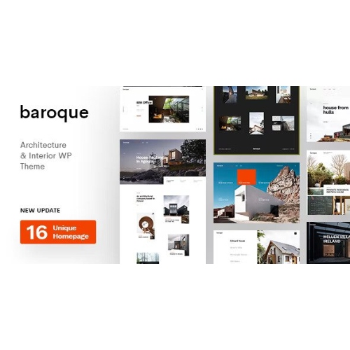 Baroque - Architecture & Interior WordPress Theme at $3.49 only - WPSHOP