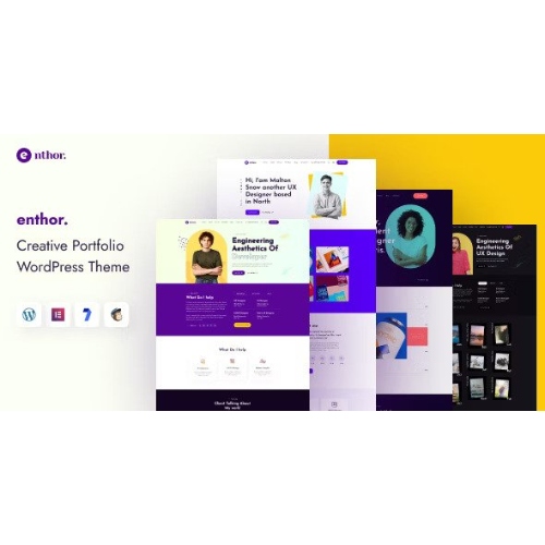 Enthor - Creative Portfolio WordPress Theme at $3.49 only - WPSHOP