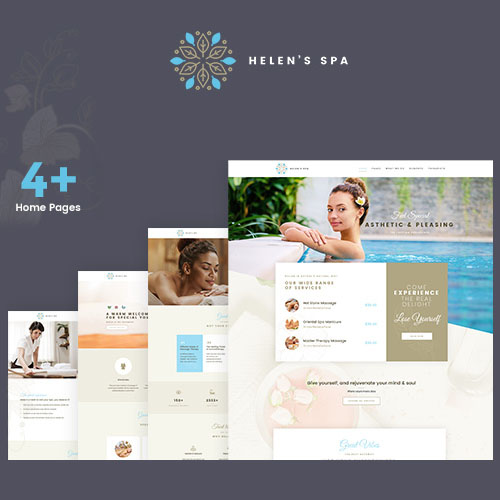 Helen’s Spa – Beauty Spa, Health Spa & Wellness WordPress Theme at $3. ...