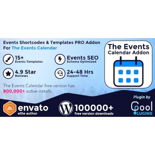 Events Shortcodes & Templates Pro Addon For The Events Calendar at 3.