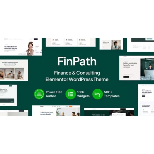 FinPath - Finance & Consulting Elementor WordPress Theme at $3.49 only ...