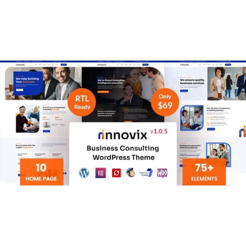 Innovix - Business Consulting WordPress Theme at $3.49 only - WPSHOP