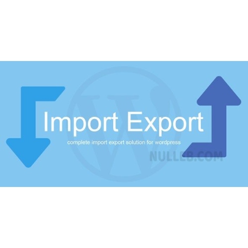 WP Import Export at $3.49 only - WPSHOP