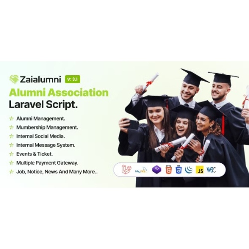 Zaialumni - Alumni Association Laravel Script. at $3.49 only - WPSHOP