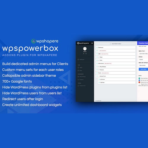WPSPowerbox – Addon for WPShapere WordPress Admin Theme at $3.49 only ...