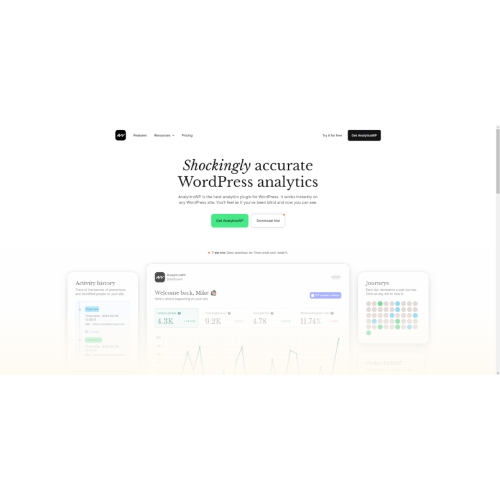 AnalyticsWP – #1 WordPress Analytics Plugin at $3.49 only - WPSHOP