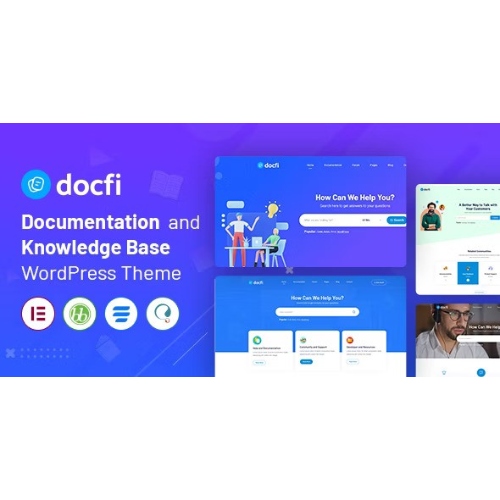 Docfi - Documentation and Knowledge Base WordPress Theme at $3.49 only ...