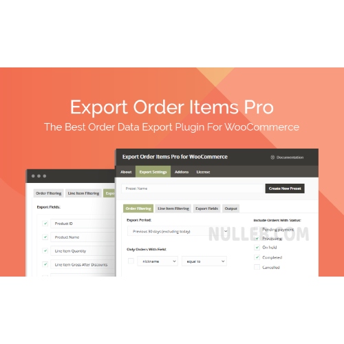 Export Order Items Pro for WooCommerce at $3.49 only - WPSHOP