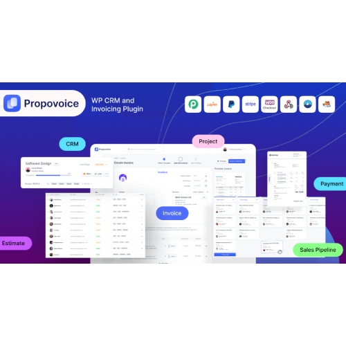 Propovoice Pro – Best WP CRM & Invoicing Plugins at $3.49 only - WPSHOP