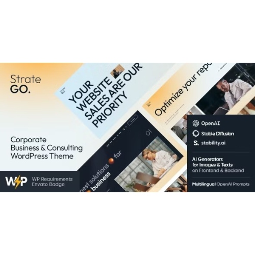 Stratego - Corporate Business & Consulting WordPress Theme at $3.49 ...