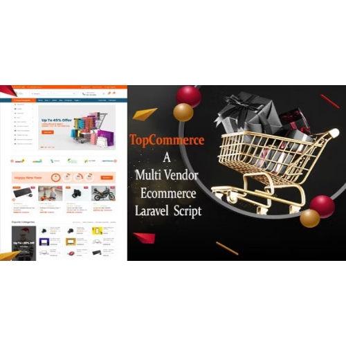 TopCommerce - Laravel Multi Vendor eCommerce Script at $3.49 only - WPSHOP