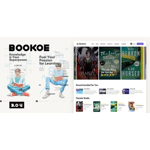 Book Store Script Bookoe - BookStore Script System with website at $3.49 only - WPSHOP