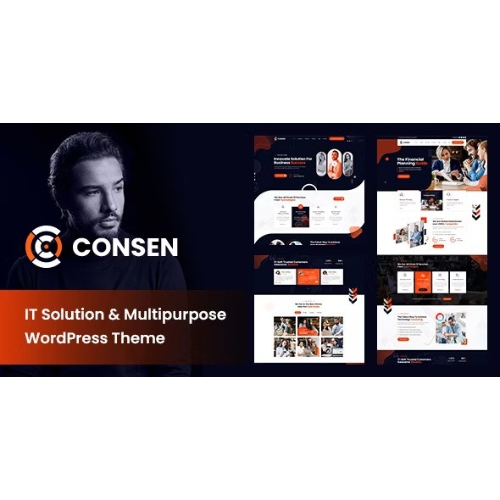 Consen - IT Solution & Multi-Purpose WordPress Theme at $3.49 only - WPSHOP