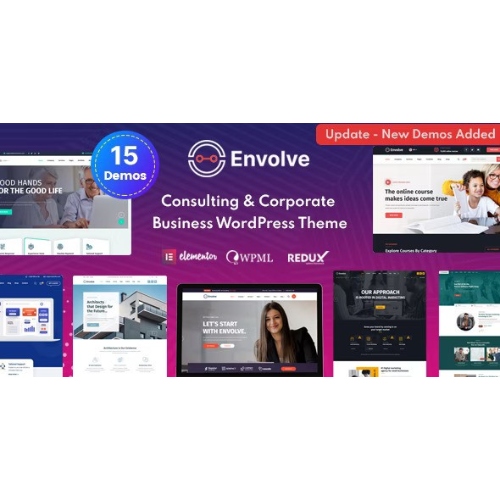 Envolve - Consulting Business WordPress Theme at $3.49 only - WPSHOP