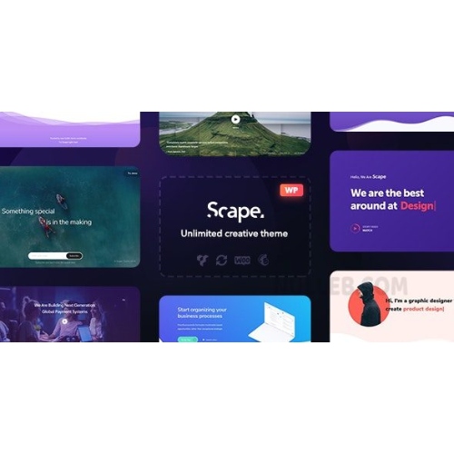 Scape - Multipurpose WordPress theme at $3.49 only - WPSHOP