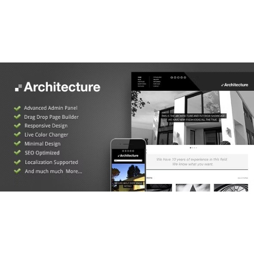 Architecture - WordPress Theme at $3.49 only - WPSHOP