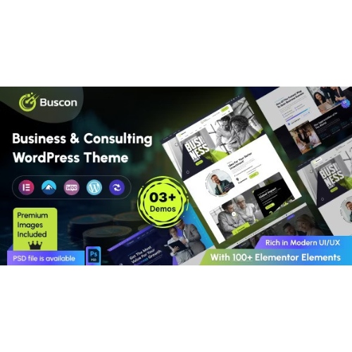 Buscon - Consulting Business WordPress Theme at $3.49 only - WPSHOP
