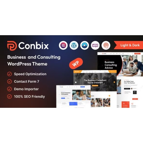 Conbix - Business Consulting WordPress Theme at $3.49 only - WPSHOP