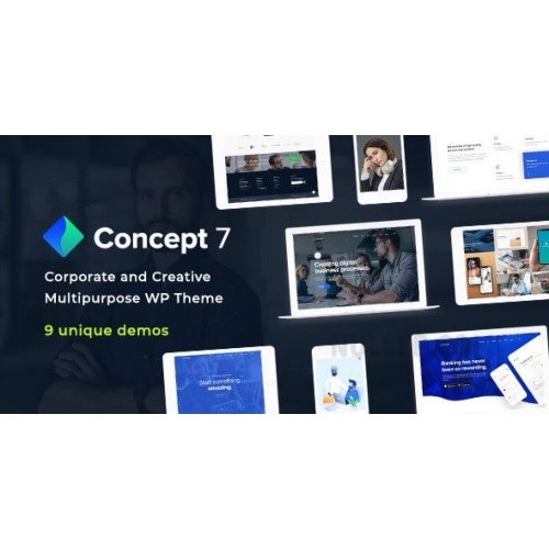 Concept Seven | Responsive Multipurpose WordPress Theme at $3.49 only ...