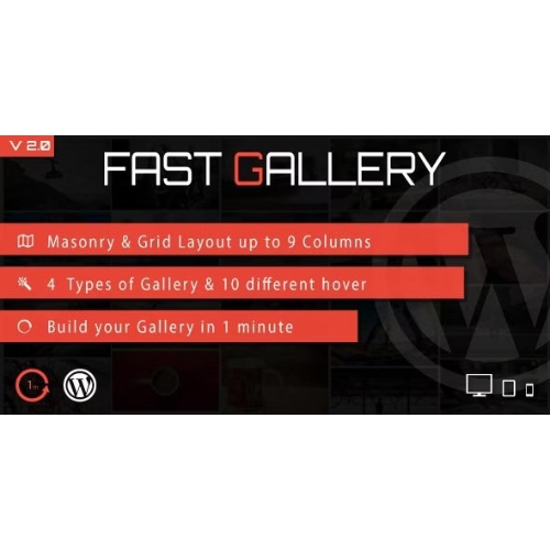 Fast Gallery - Premium Wordpress Plugin at $3.49 only - WPSHOP