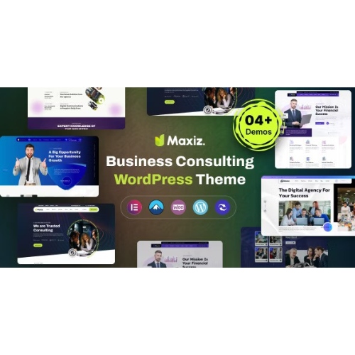 Maxiz - Business Consulting WordPress Theme at $3.49 only - WPSHOP