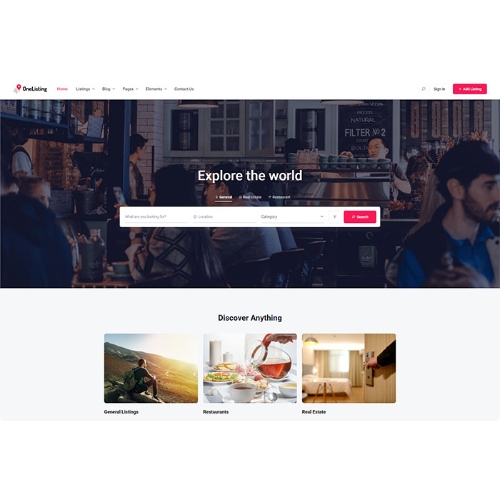 OneListing Pro – WordPress Theme for Business Directory (Premium) at $3 ...