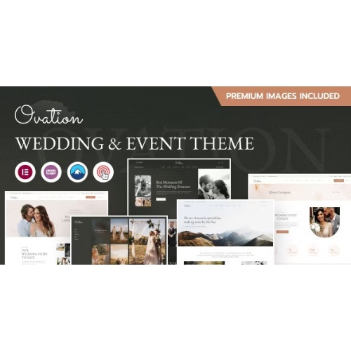 Ovation - Wedding & Event Photography WordPress Theme at $3.49 only ...