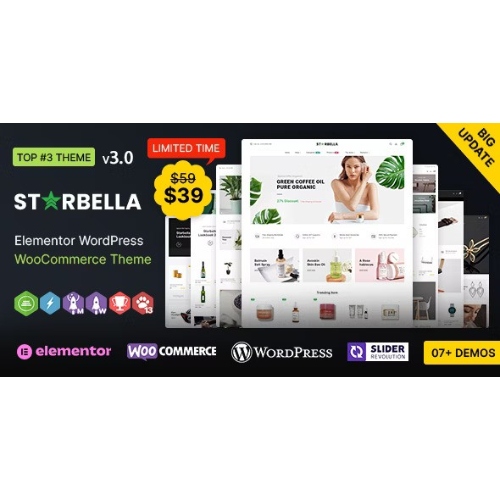 StarBella WP - Multi-purpose Elementor WooCommerce Theme at $3.49 only ...