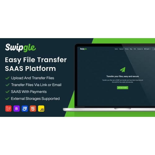 Swipgle - Easy File Transfer (SAAS) at $3.49 only - WPSHOP