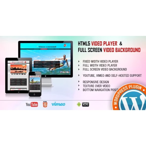 Video Player & FullScreen Video Background - WP Plugin at $3.49 only ...