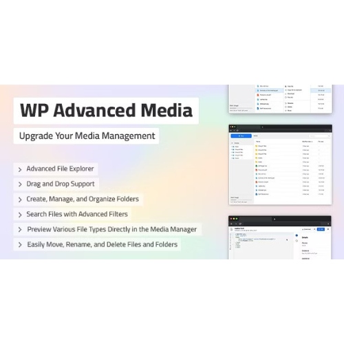 WP Advanced Media - Powerful File Management for WordPress at $3.49 ...