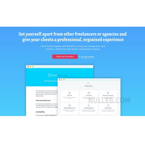 Client Portal – Project Management on WordPress at $3.49 only - WPSHOP