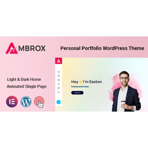 Ambrox Personal Portfolio Resume Theme At 3 49 Only Wpshop Ambrox Personal Portfolio Resume Theme At 3 49 Only Wpshop