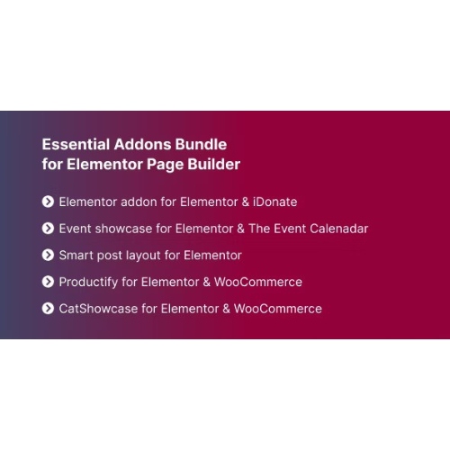Essential Addons Bundle for Elementor Page Builder at $3.49 only - WPSHOP