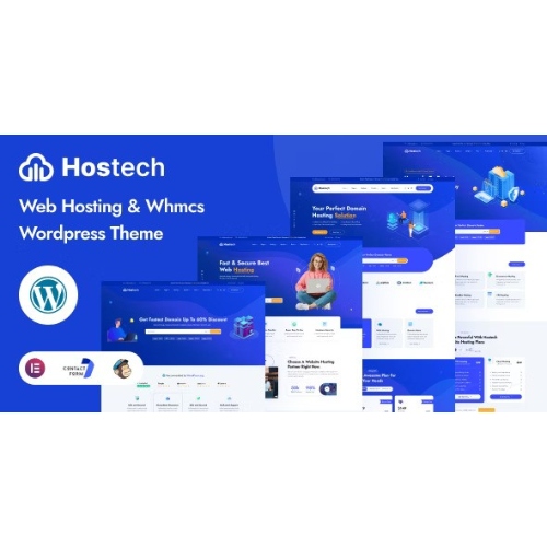 Hostech - Web hosting & WHMCS WordPress theme at $3.49 only - WPSHOP