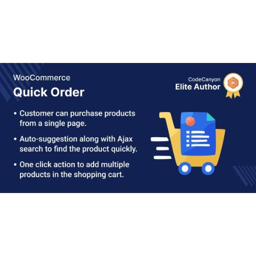 Quick Order Plugin for WooCommerce at $3.49 only - WPSHOP