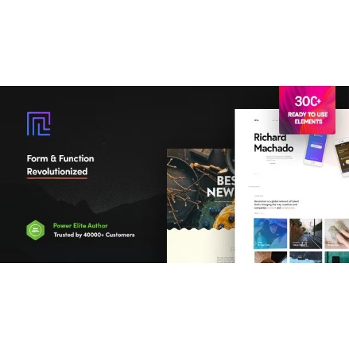 Revolution - Creative Multipurpose WordPress Theme at $3.49 only - WPSHOP