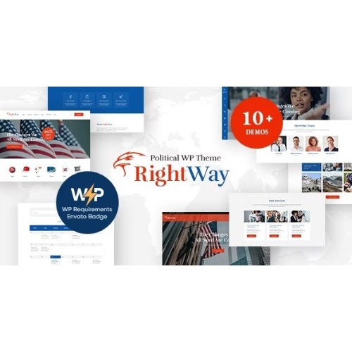 Right Way | Election Campaign and Political Candidate WordPress Theme ...