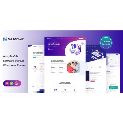 Saasweb - WordPress Theme For App & Saas Products at $3.49 only - WPSHOP