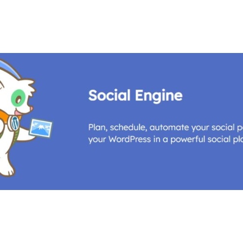 Social Engine Schedule Social Media Posts Pro at $3.49 only - WPSHOP