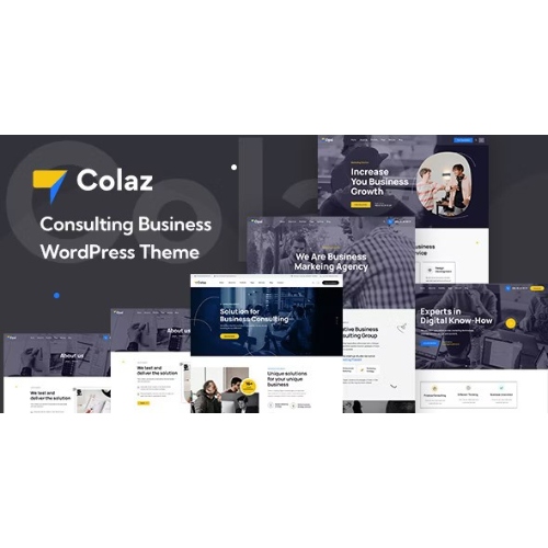 Colaz - Business Consulting WordPress Theme at $3.49 only - WPSHOP