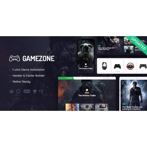 Gamezone | Video Gaming Blog & Esports Store WordPress Theme at $3.49 ...