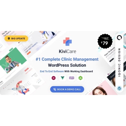 KiviCare - Medical Clinic & Patient Management WordPress Solution at $3 ...