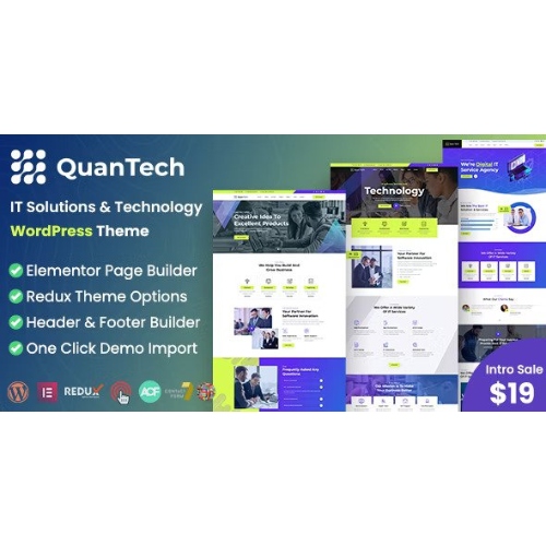 IT Solutions & Technology WordPress Theme at $3.49 only - WPSHOP