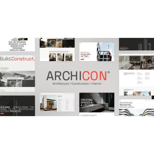 Archicon - Architecture and Construction Theme at $3.49 only - WPSHOP