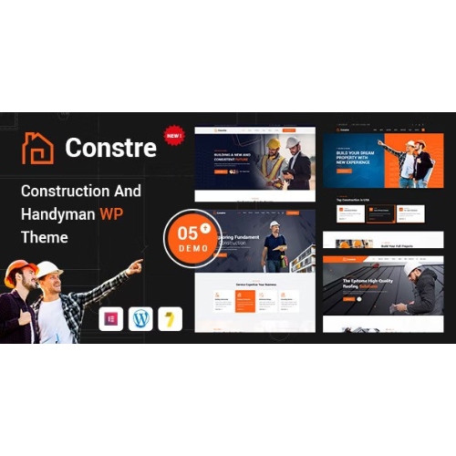 Constre - Construction, Building & Handyman Services WordPress Theme at ...